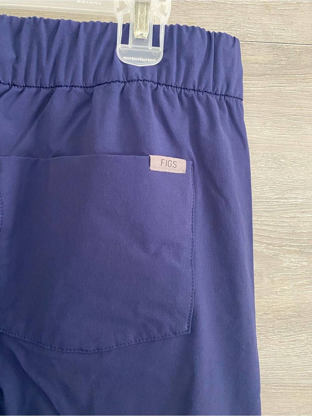 Figs Pro Slim Tapered Scrub Trouser Tall Blue View 2
